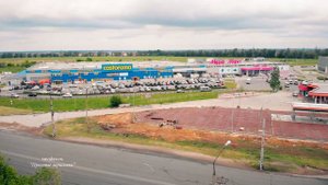 Аэросъемка.  Тольятти с высоты птичьего полета.  Зарисовка. Видео 4К