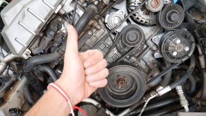 SERPENTINE BELT TENSIONER REPLACEMENT REMOVAL BMW X3 E83 F25