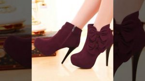 Gorgeous & Elegant Stylish Stiletto High heel shoes New Ankle boots for women High chunky heel 2023