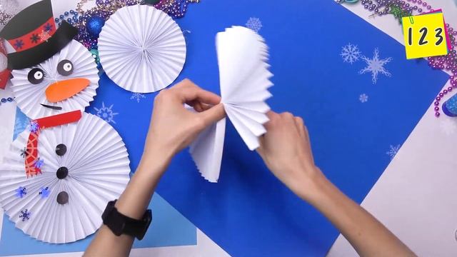 DIY Paper Crafts  Paper Toys | Christmas Craft Snowman