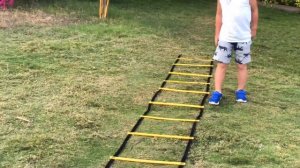 Тренировка хоккеиста в домашних условиях. Выпуск #4. Координационная лесенка.