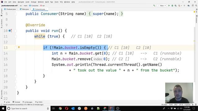 Java Fundamentals - Lesson 47 - Using the synchronized keyword смотреть онлайн