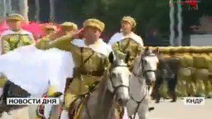 Военный парад в Пхеньяне (ТРК Звезда).