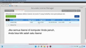 Tutorial Accurate 5 : Cara Mengatasi Notifikasi "Versi percobaan dan sudah tidak berlaku"