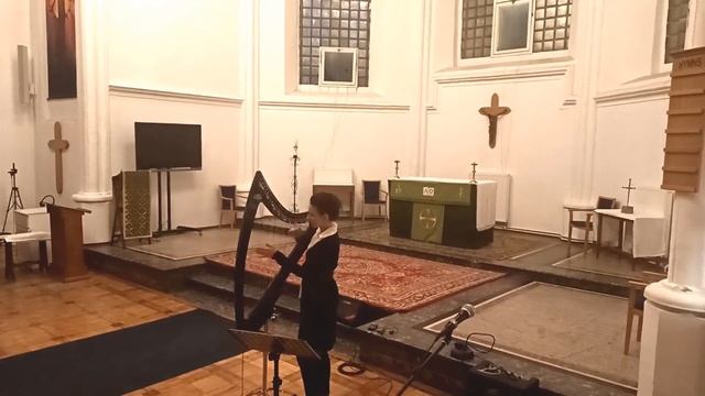 Арфа. Электроарфа. Brian Boru's march