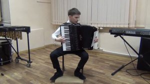 Михаил Хохлов, аккордеон, Зареченская ДШИ, Л.Малиновский "Речка, которая течет на юг"