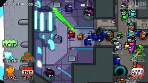 AMONG US with 1 MILLION PLAYERS, but SUPER IMPOSTER