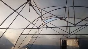 Теплица пленочная, верхнее проветривание