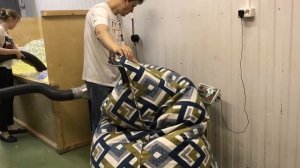 Для набивки подушек  Набивочный пылесос.