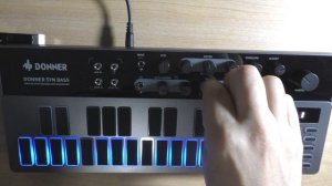 Donner B1 Bass Synth & Sequencer REVIEW!  Testing the New Firmware...