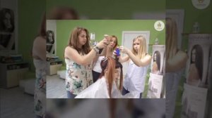 Обучение 'Полировке волос' в школе студии Hair Expert