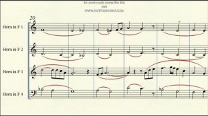 Lord of the Rings - In Dreams - for Horn Quartet @IsabelleRoelofsFrenchHorn