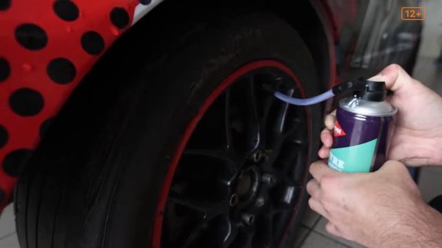 Герметик для шин. Тестируем антипрокол из баллончика. Реально работает или пустая трата? смотреть онлайн