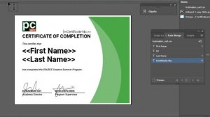 AutoFill Names on Certificates Using Adobe InDesign 2021