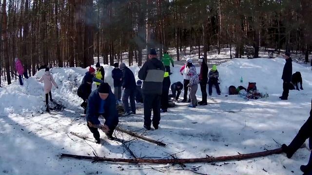 Лыжный поход (2 дня). Школа 8 - школа Красная Слобода - Школа 8.