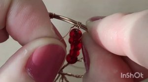 Кулон "Древо жизни" из бисера и проволоки/ МК 14+