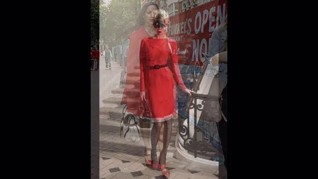 С чем носить красные туфли
