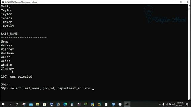 Oracle Tutorial | Oracle SQL Tutorial For Beginners | Oracle DBA | Enlighten Momin