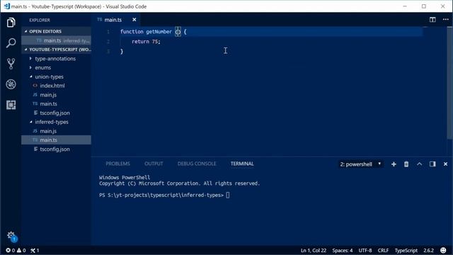 Type Inference - TypeScript Programming Tutorial #4