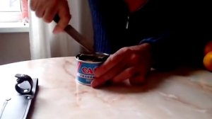 Как открыть банку консервов ножом-) / Арстайл /