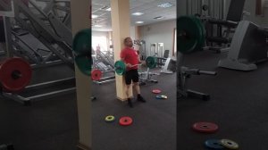 Строгий подъём на бицепс 50 кг.