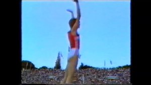 Stefka Kostadinova HIGHJUMP 2.09 meters 1987 world championships.