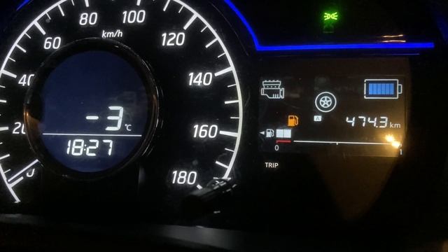 Nissan note e-power. Зимний расход смотреть онлайн