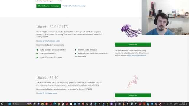 Как скачать ISO образ Ubuntu с официального сайта ? смотреть онлайн