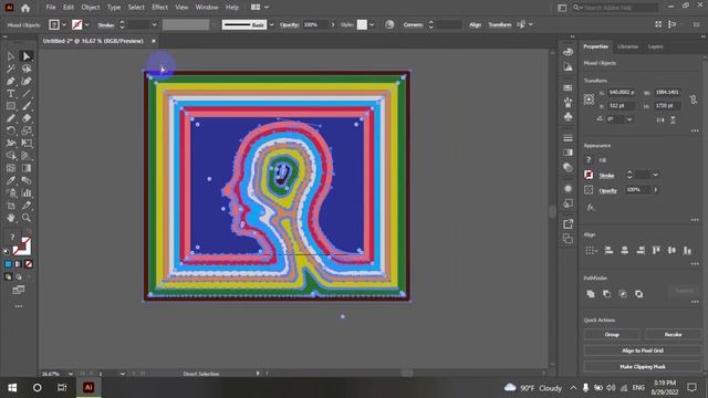 Turn any Photograph into Paper cut out layer art | Adobe illustrator смотреть онлайн