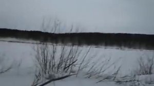 Охота на снегоходе Буран