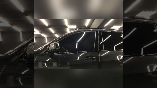БМВ Х5 черный металлик электро-тонировка смотреть онлайн