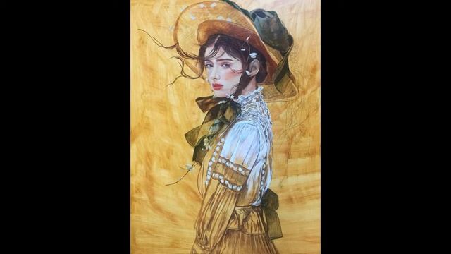 ПОРТРЕТ МАСЛОМ. Поэтапное написание картины. Художник Анастасия Брик.