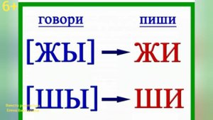 ЖИ-ШИ. Орфограммы русского языка