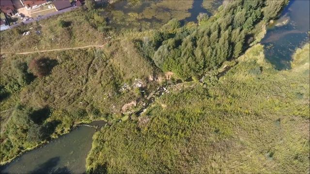 Захламление строительным мусором русла реки Горетовка смотреть онлайн