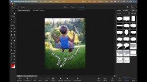 Add a Speech Bubble – Photoshop Elements