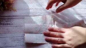 Платье из салфетки. Как сделать платье из салфетки. Сервировка стола.