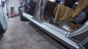 показываю тонкости установки порога без установки дверей