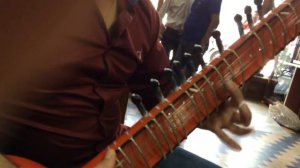 Ajay at Riki Ram indian music instrument shop play his new Electric sitart