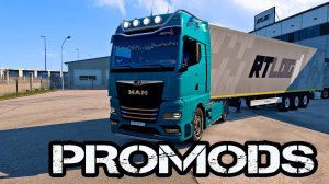 🔴Euro Truck Simulator 2. Сборка.  ProMods + RusMap. С Казахстана в Россию.