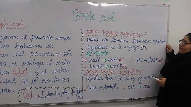 3ERO PAST SIMPLE DEFINICIÓN смотреть онлайн