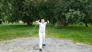 Фланкировка двумя шашками июль 2017