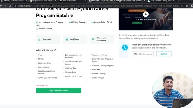 FREE Data Science With Python Course By Amazon and Infosys  Learn Cyber Security Top Skill By Exper
