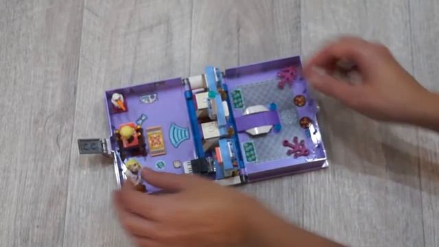 Книга сказочных приключений Анны и Эльзы - LEGO Disney Frozen Обзор за минуту смотреть онлайн