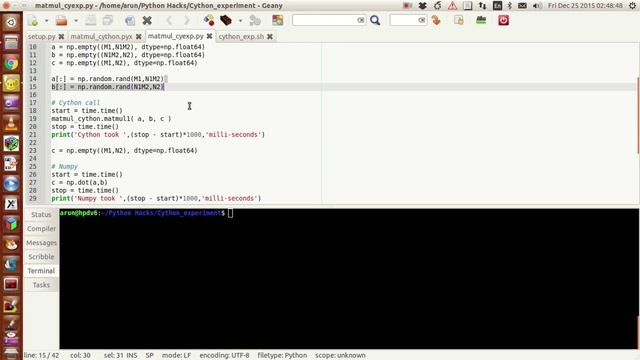 Python Hacks : A Cython Example in Python 2 and Python 3 смотреть онлайн