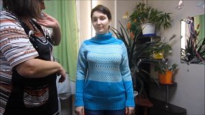 Базовый жаккардовый свитерок. #маринабехтер