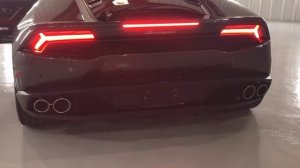 Ламборджини Хуракан холодный запуск