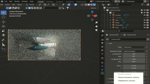 Как сделать VR видео 360 video настройки рендера  Blender уроки для начинающих