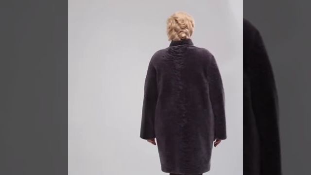 Шуба из астрагана 1375 Цвет графит | Меховая фабрика "Соболь" смотреть онлайн