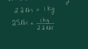 [EASY] Converting pounds (lbs) to kilograms (kg)