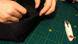 Men's leather bag / Мужская сумка бананка из кожи